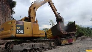 harga sewa excavator indramayu