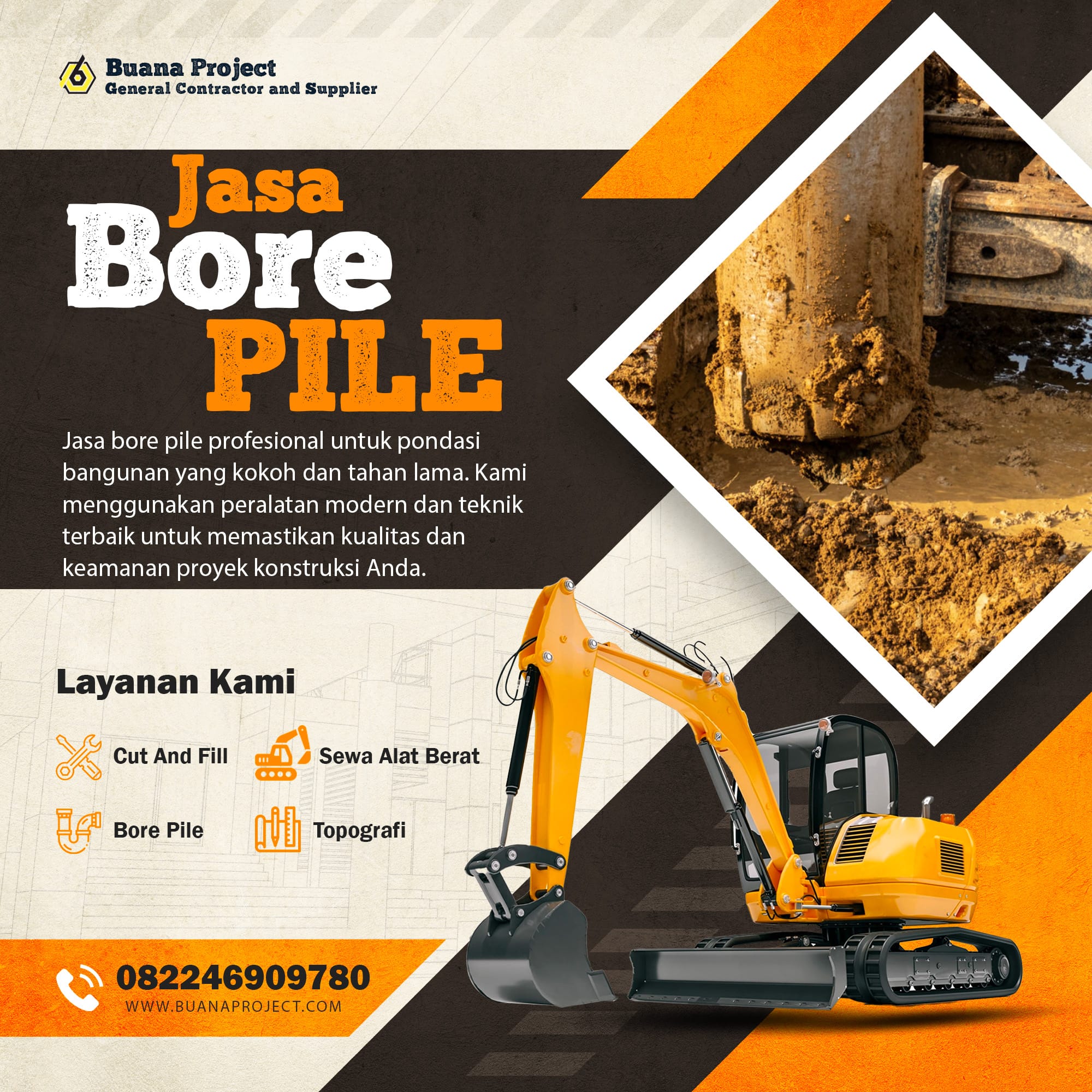 jasa bore pile buana project