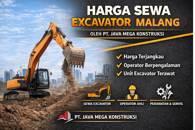 Harga Sewa Excavator Malang