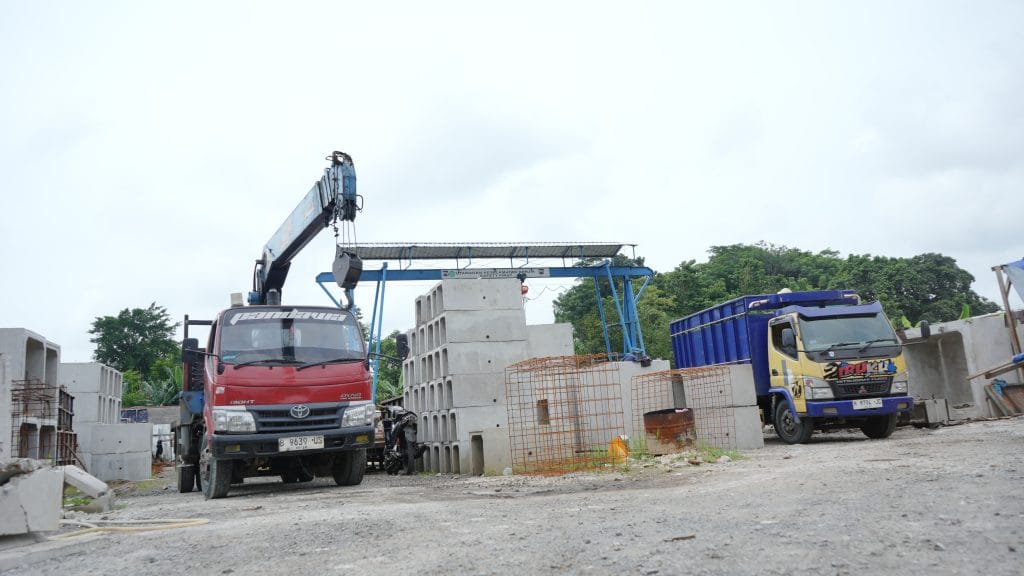 pabrik beton precast buana project