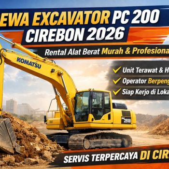 sewa excavator cirebon per jam