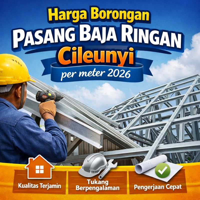 Harga Borongan Pasang Baja Ringan Cileunyi 2026