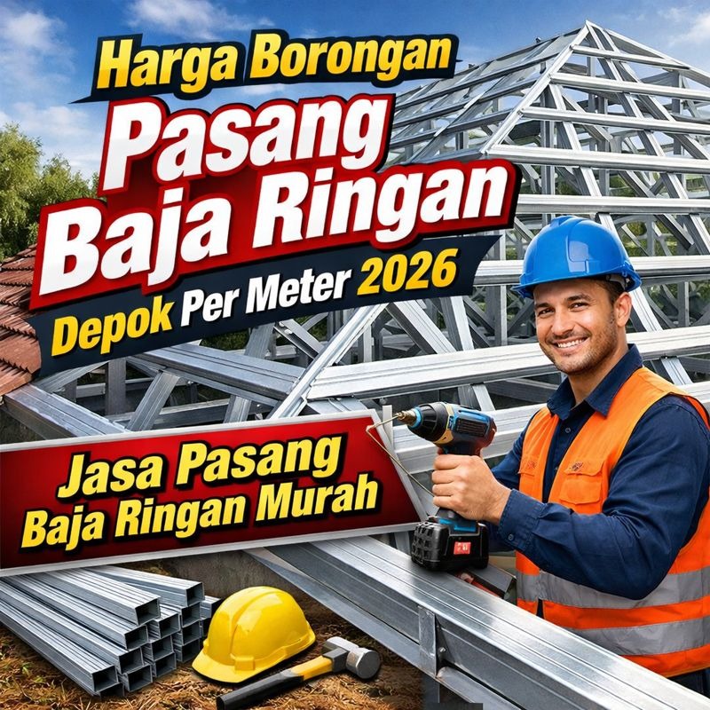 Harga Borongan Pasang Baja Ringan Depok