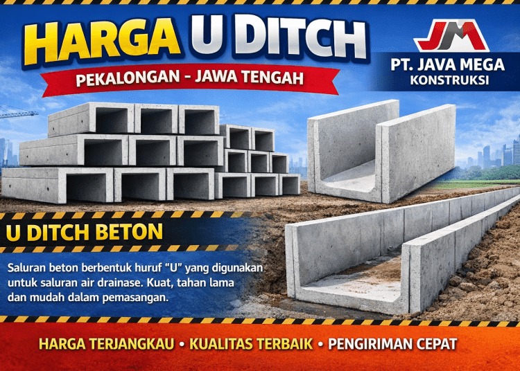 Harga U Ditch Pekalongan 2026 Terbaru
