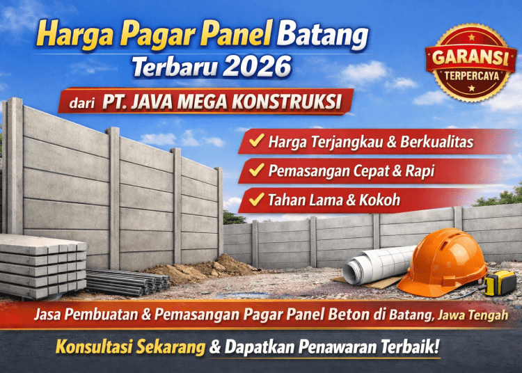 Harga Pagar Panel Batang Terbaru 2026 Murah