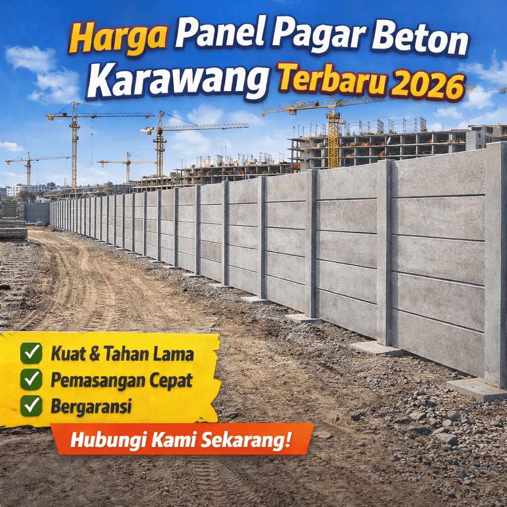 Harga Panel Pagar Beton Karawang Terbaru 2026 