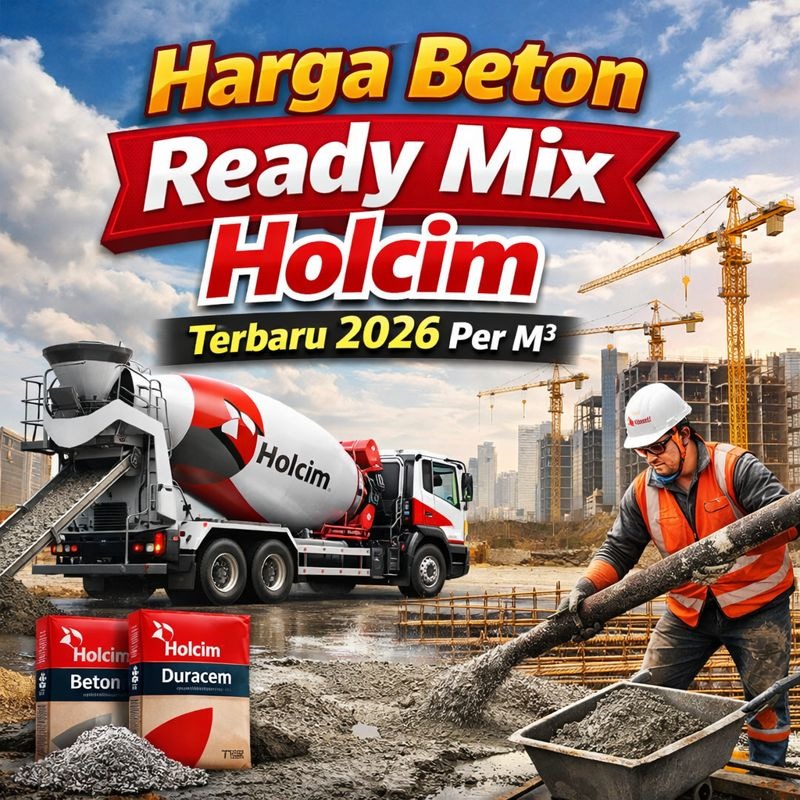 Harga Beton Ready Mix Holcim 2026 Per M3 - Update Terbaru
