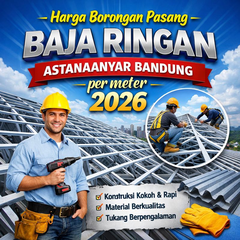 Harga Borongan Pasang Baja Ringan Astanaanyar 2026