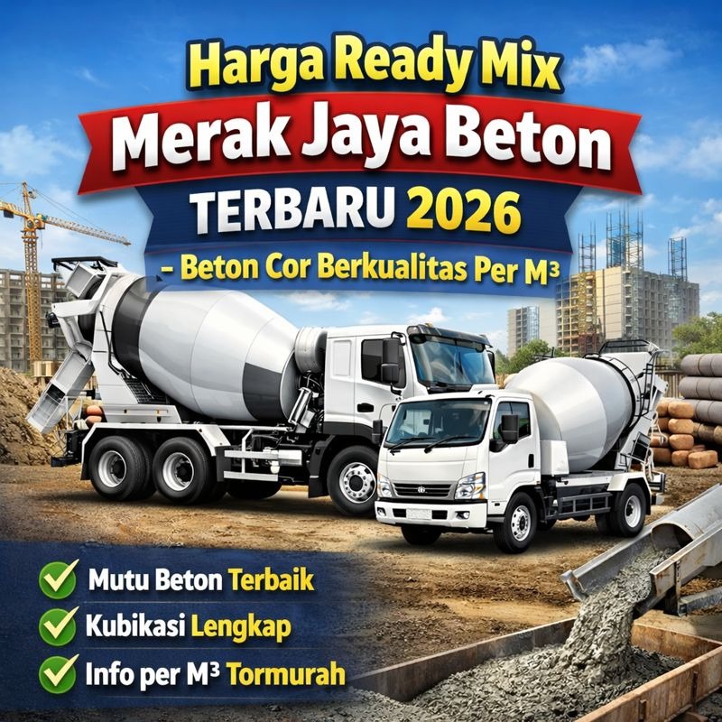 Harga Ready Mix Merak Jaya Beton