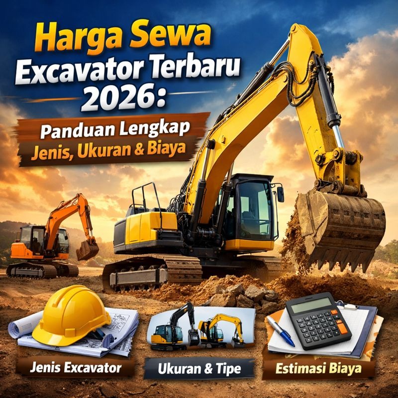 Harga Sewa Excavator Terbaru 2026