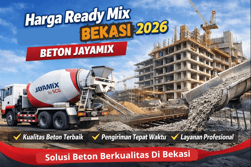 UpdateHarga Ready Mix Bekasi 2026 | Beton Cor Murah Per M3 Terdekat