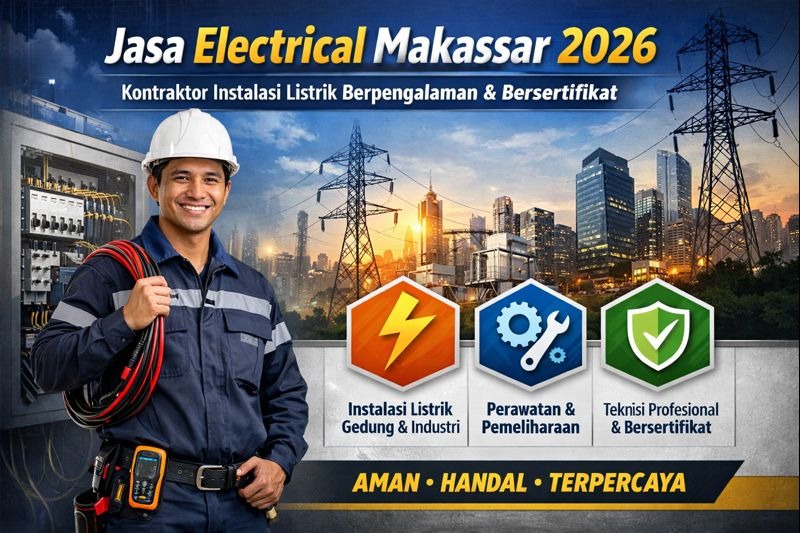 Jasa Electrical Makassar 2026 – Kontraktor Instalasi Listrik Berpengalaman & Bersertifikat