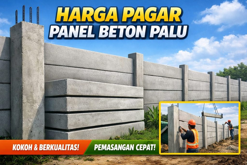 Harga Pagar Panel Beton Palu Sulawesi Tengah Terbaru 2026 – Jasa Pemasangan & Supplier Terpercaya
