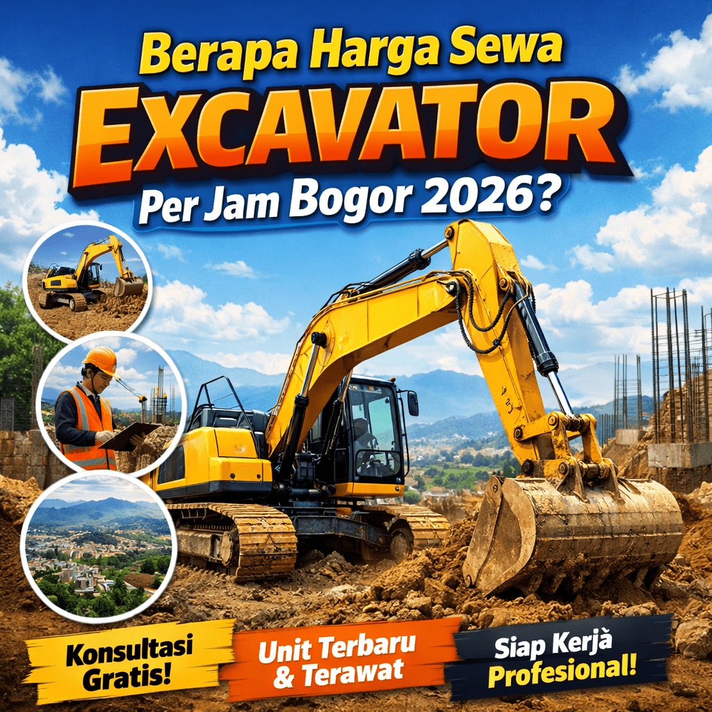 Berapa Harga Sewa Excavator Per Jam Bogor 2026?