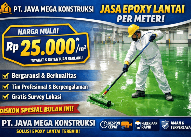 Harga Jasa Epoxy Lantai Terbaru 2026 