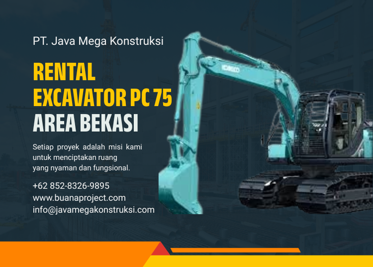 Harga Sewa Excavator Mini PC75 Bekasi Terbaru