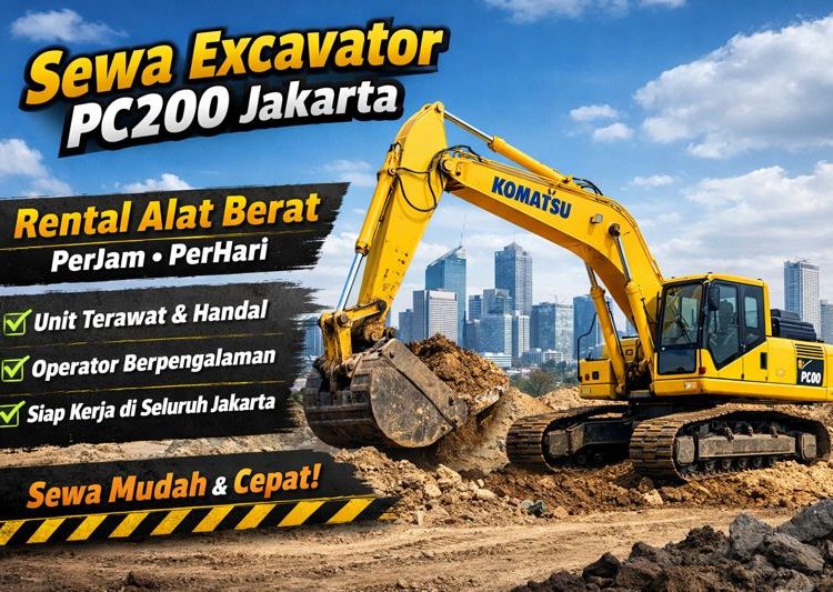Harga Sewa Excavator PC 200 Jakarta