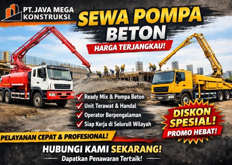 Sewa Pompa Beton