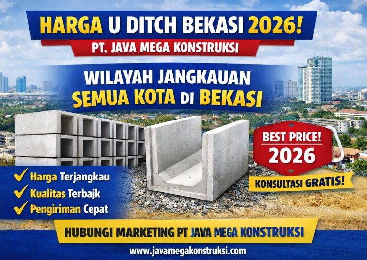 Harga U Ditch Bekasi Terbaru 2026