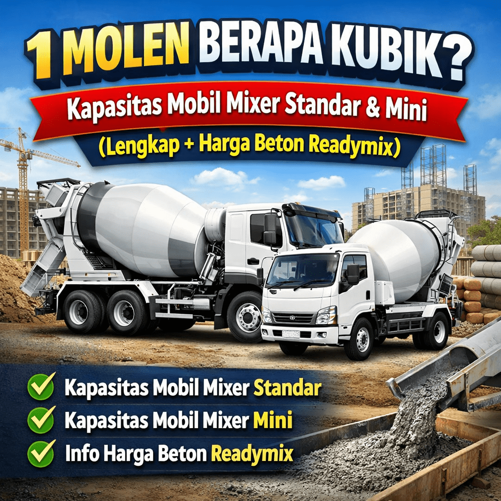1 Molen Berapa Kubik?