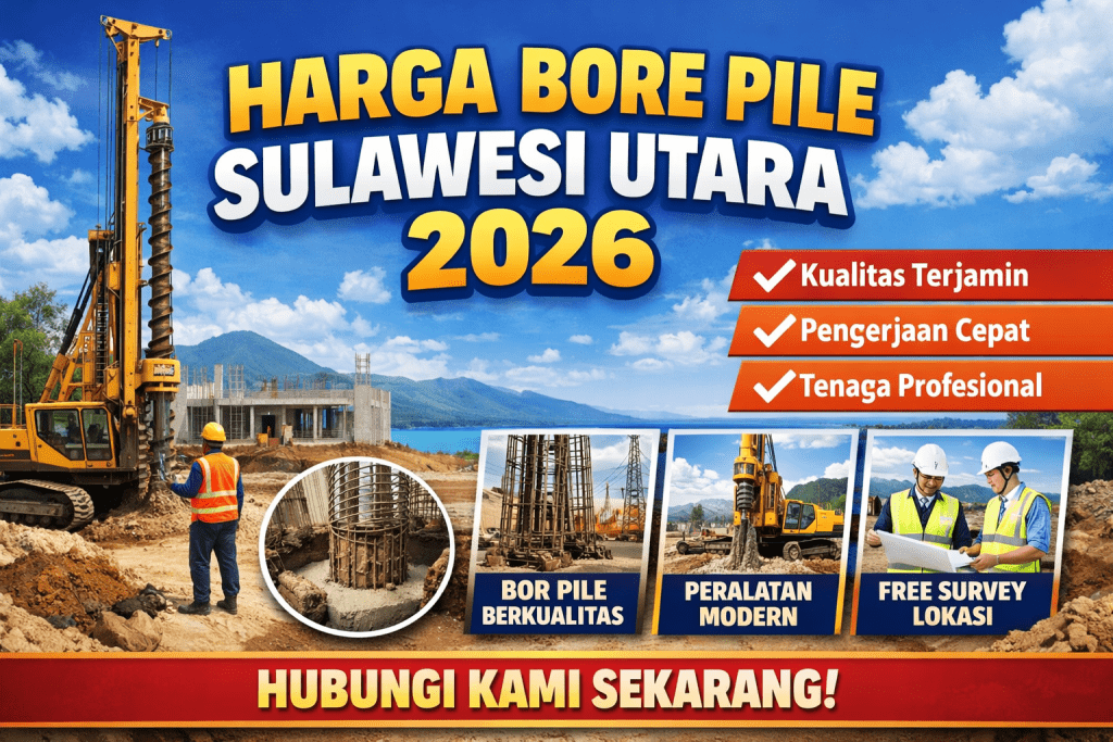 Harga Bore Pile Sulawesi Utara