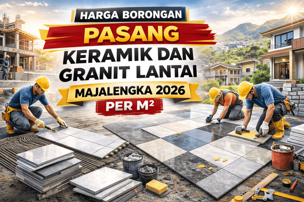 Harga Borongan Pasang Keramik dan Granit Lantai Majalengka 2026 Per M2