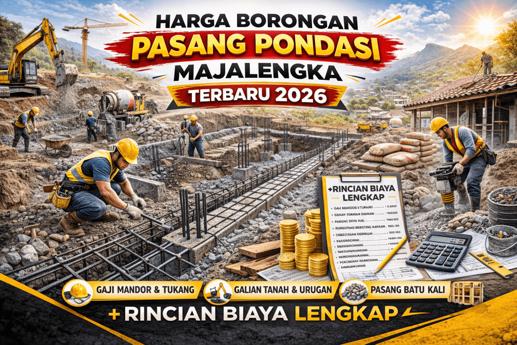 Harga Borongan Pasang Pondasi Majalengka