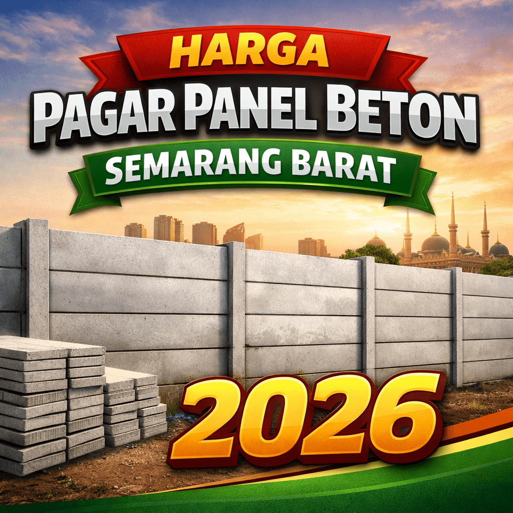 Harga Pagar Panel Beton Semarang Barat 2026