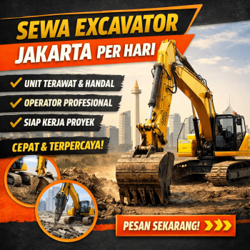 Harga Sewa Excavator Jakarta