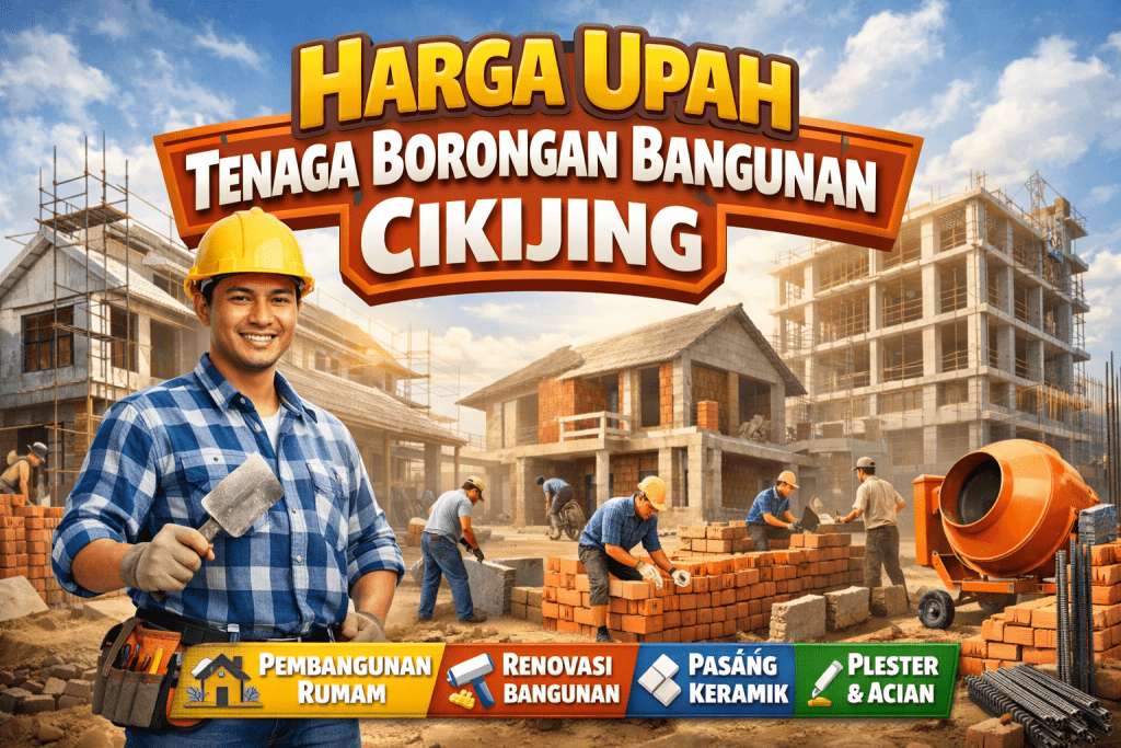 Harga Upah Tenaga Borongan Bangunan Cikijing