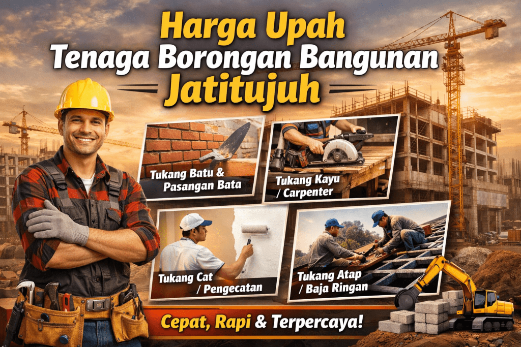 Harga Upah Tenaga Borongan Bangunan Jatitujuh