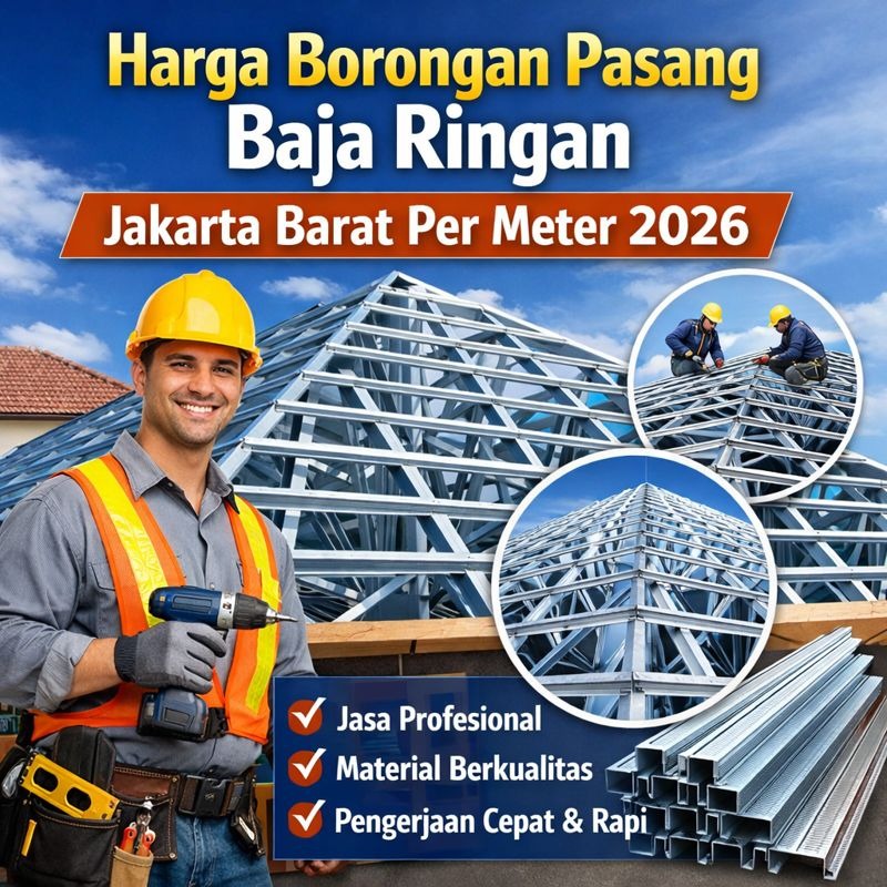 Harga Borongan Pasang Baja Ringan Jakarta Barat