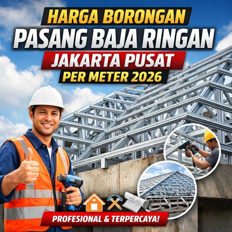 Harga Borongan Pasang Baja Ringan Jakarta Pusat