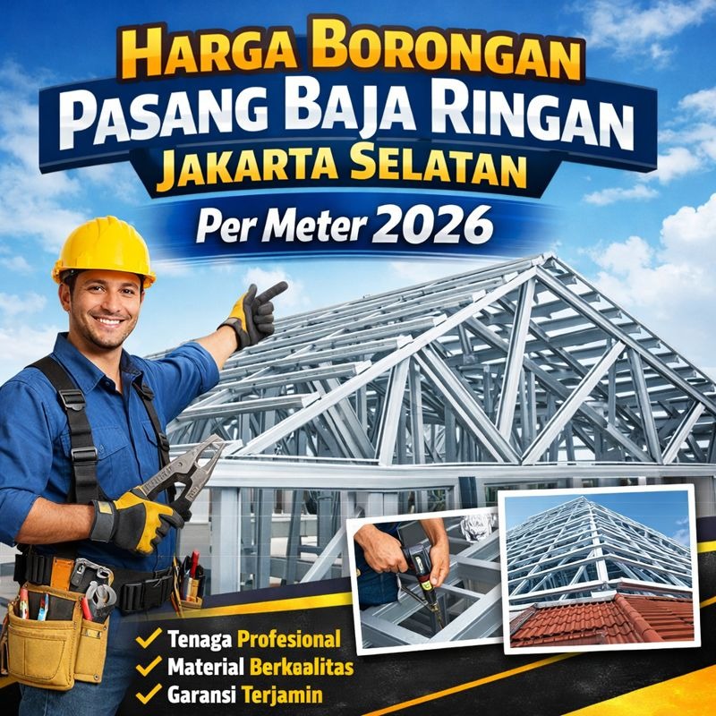 Harga Borongan Pasang Baja Ringan Jakarta Selatan