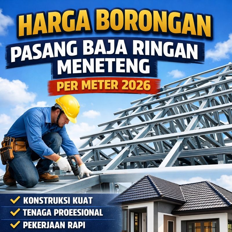 Harga Borongan Pasang Baja Ringan Menteng