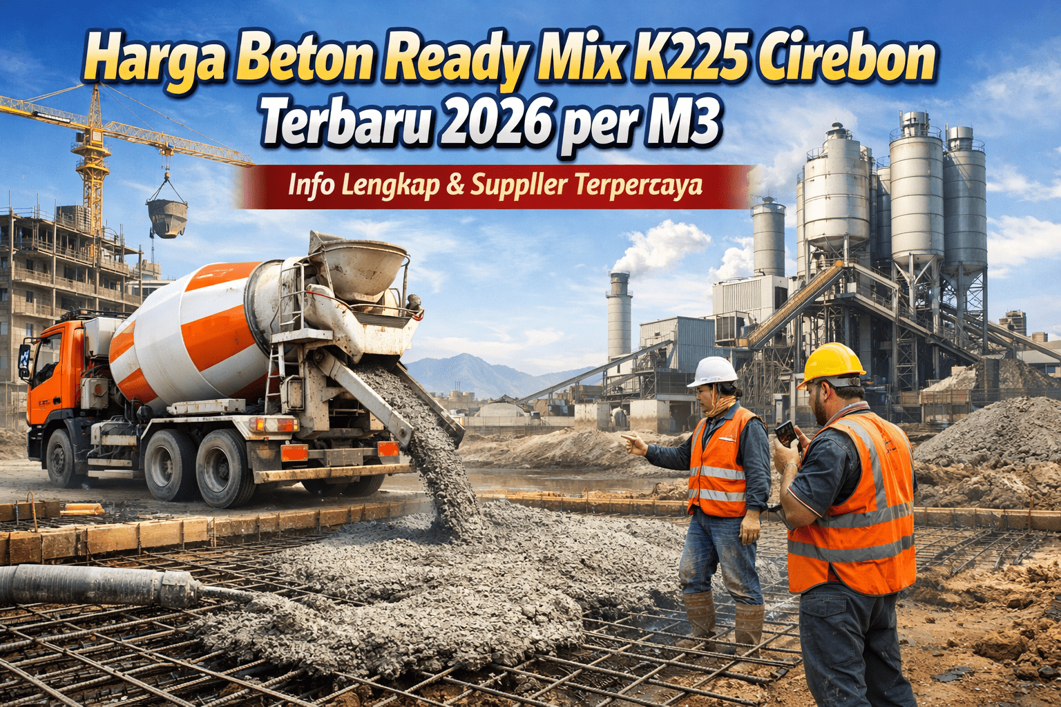 Harga Beton Ready Mix K225 Cirebon