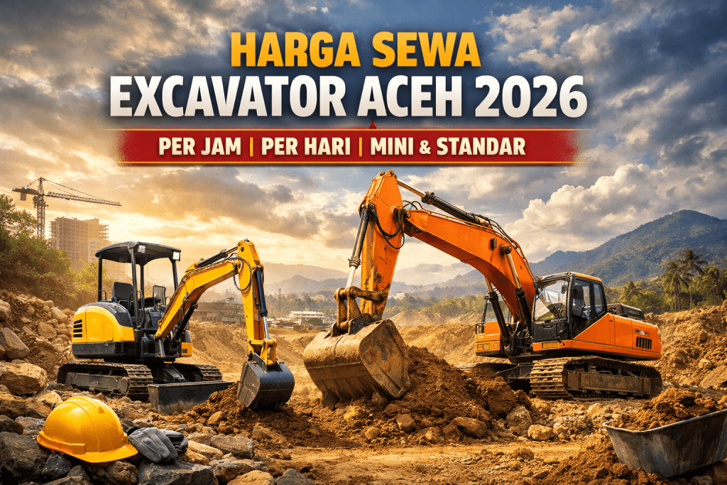Harga Sewa Excavator Aceh