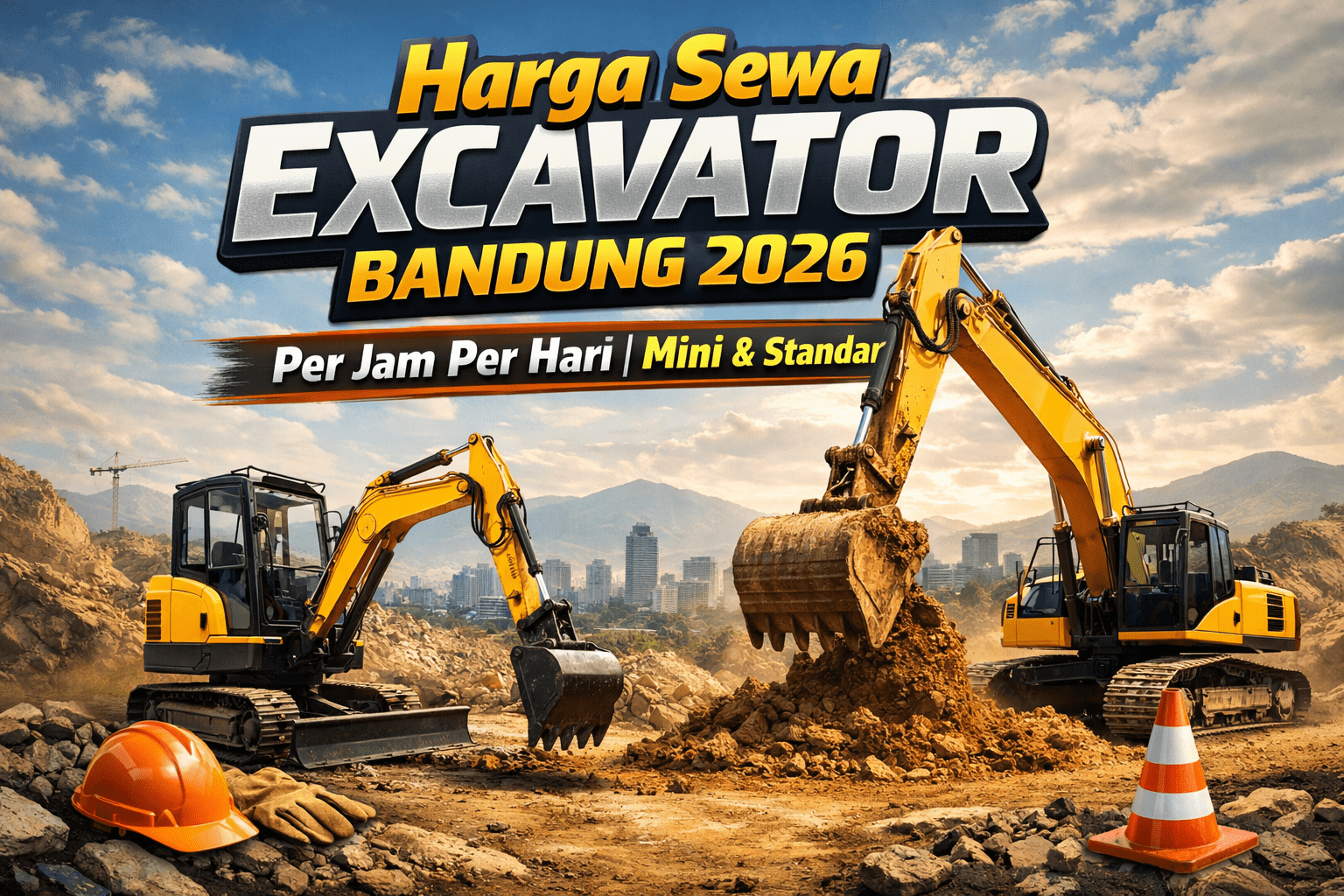 Harga Sewa Excavator Bandung 2026