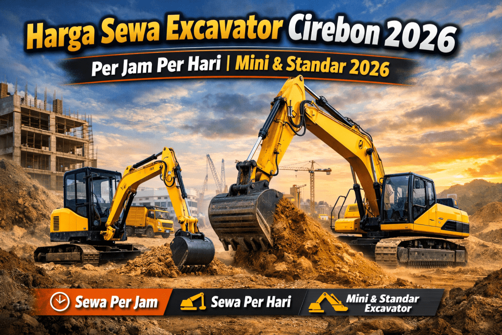 Harga Sewa Excavator Cirebon 2026